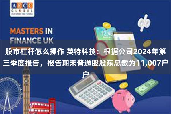 股市杠杆怎么操作 英特科技：根据公司2024年第三季度报告，报告期末普通股股东总数为11,007户