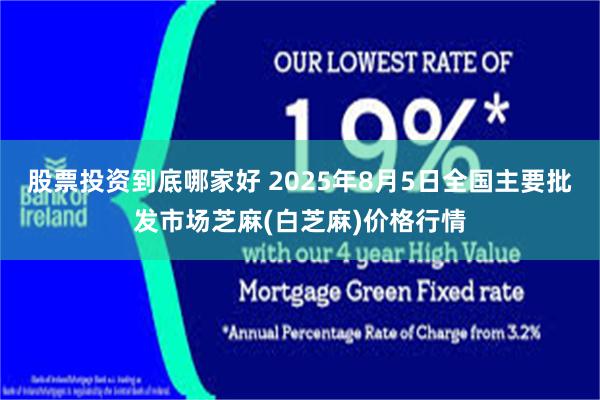 股票投资到底哪家好 2025年8月5日全国主要批发市场芝麻(白芝麻)价格行情